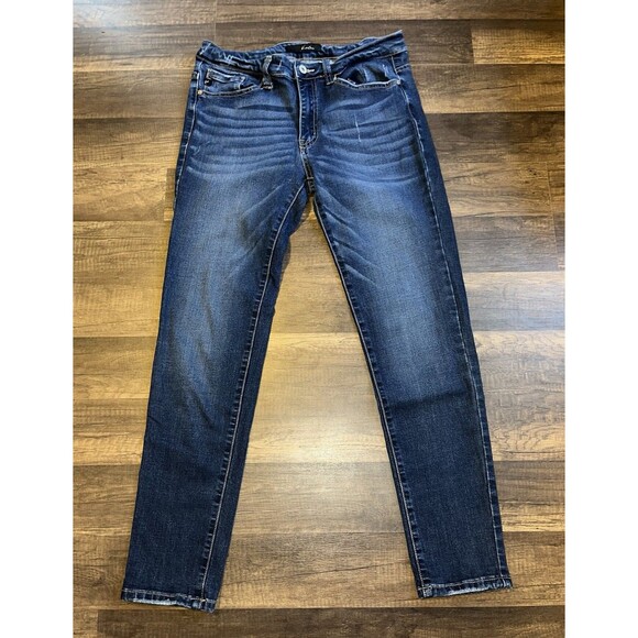 KanCan Estilo Women’s Jeans Blue Denim Skinny Stretch Mid Rise Pants 30x28 - Picture 1 of 7